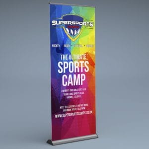 Supersports Camps Banner Stand | Portfolio | Blackberry Design