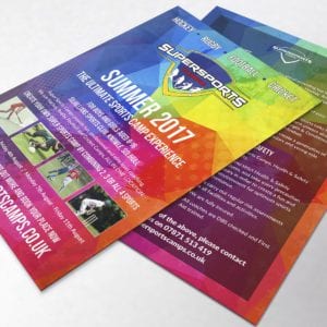 Supersports Camps Leaflet | Portfolio | Blackberry Design